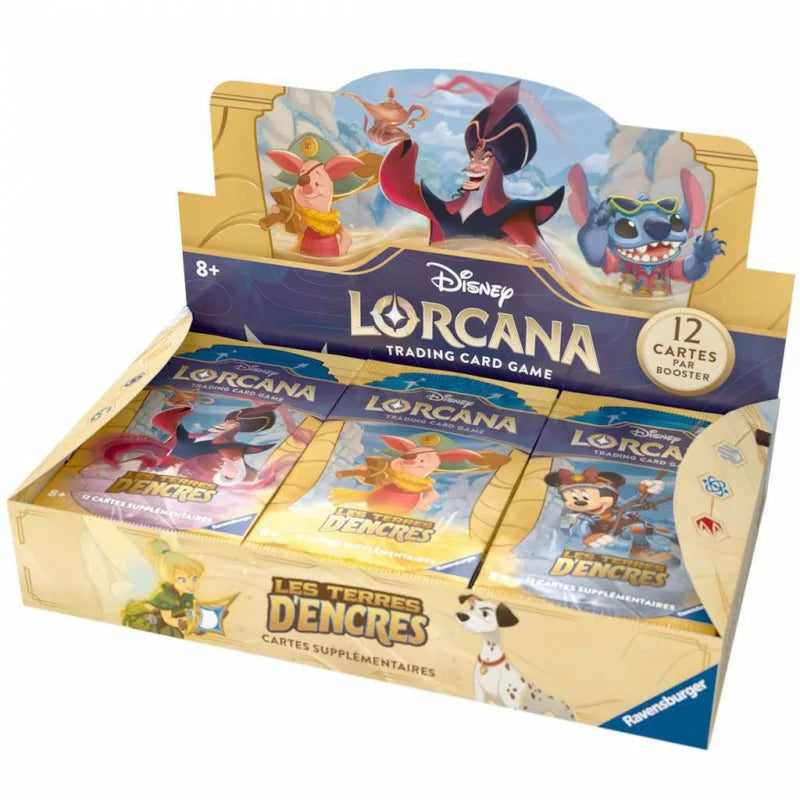 Disney Lorcana set3 : Display de 24 boosters Les Terres d'Encres