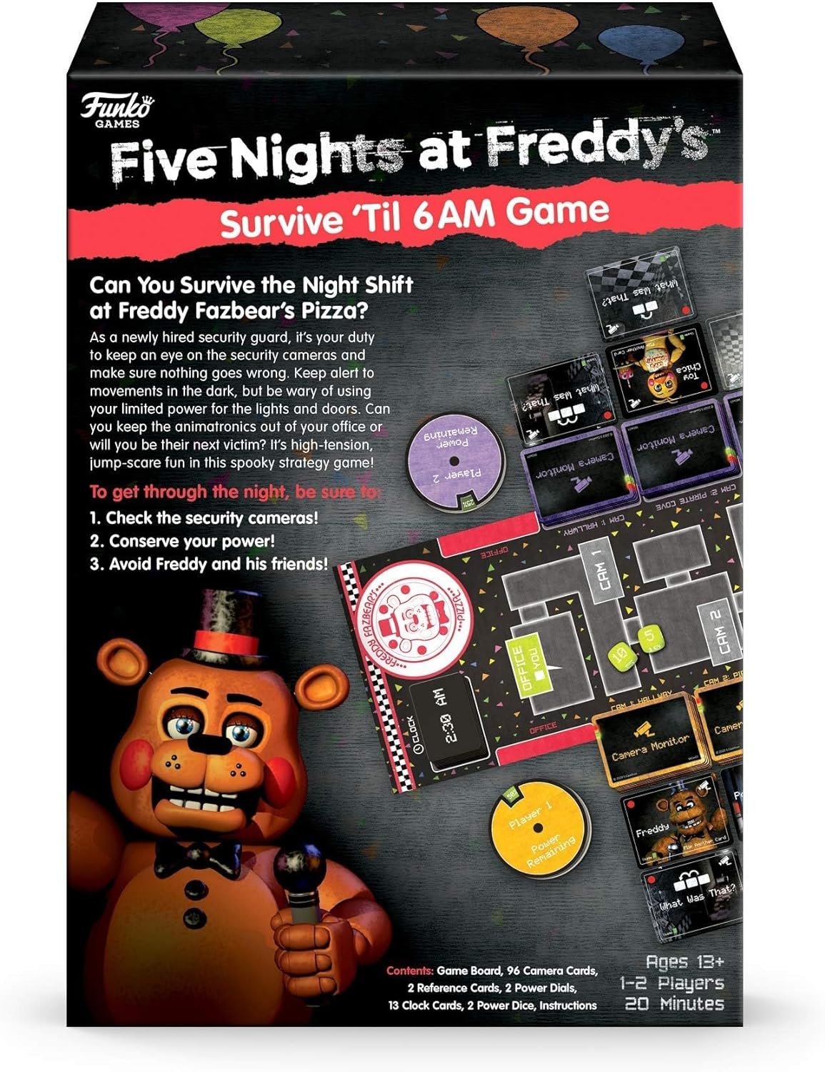 Funko Games - Five Nights at Freddy's - Survive 'til 6AM - FR - 0
