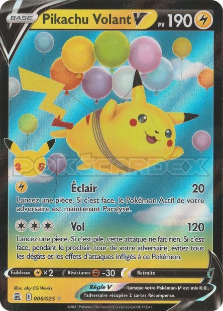 006/025 - Pikachu Volant-V - Geekabrak