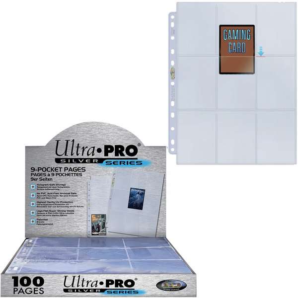 Pack Complet Feuilles Classeur Ultra-Pro - Silver Series