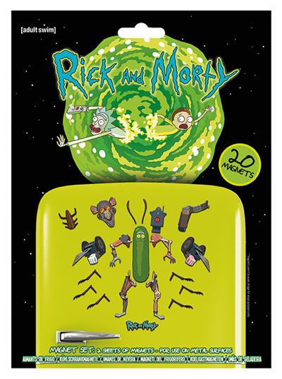 Rick and Morty pack aimants Weaponize The Pickle
