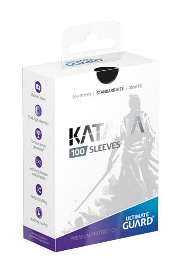 Ultimate Guard 100 pochettes Katana Sleeves taille standard Noir