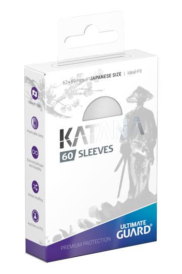 Ultimate Guard 60 pochettes Katana Sleeves taille japonaise Blanc